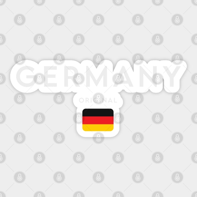 Germany flag, german flag Sticker by eka123